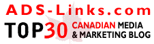 ADS-Links.com Makes the Top 30 Canadian Marketing and Advertising Blogs list