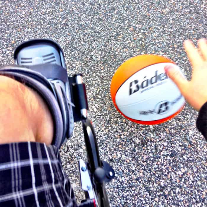 Basketball in a wheelchair